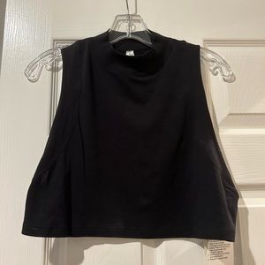 Lulu lemon mock neck crop tank